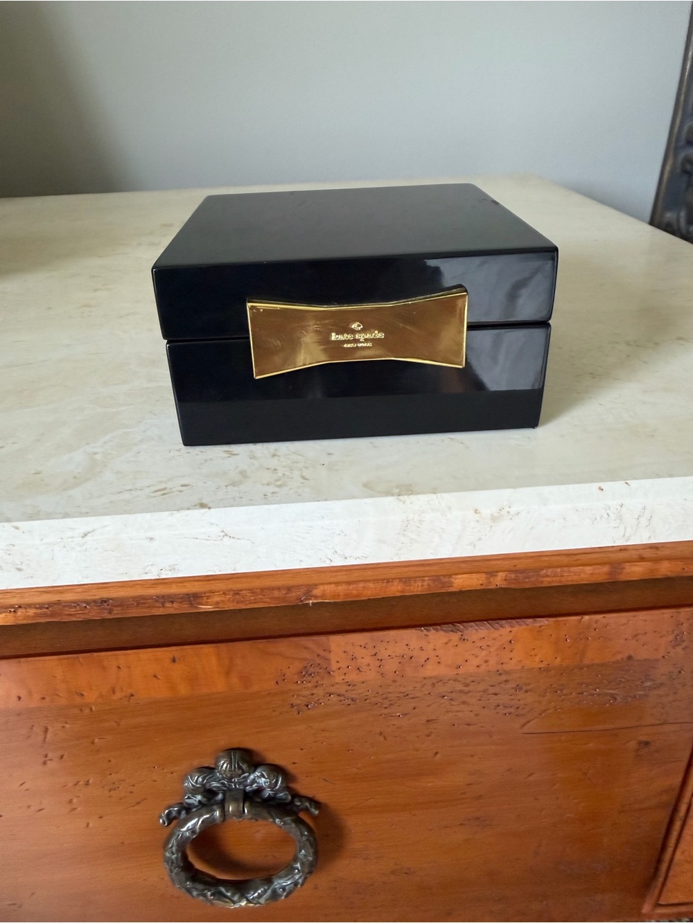 Kate Spade New York Lenox Garden Street Black Lacquer Jewelry Box